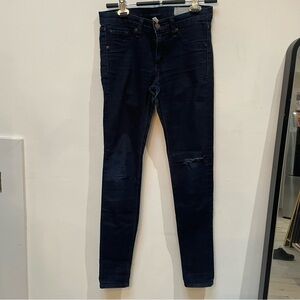 rag & bone Women's High Rise Jeans - Dark Blue